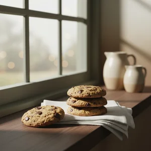 Rustic Chocolate Chip Cookies