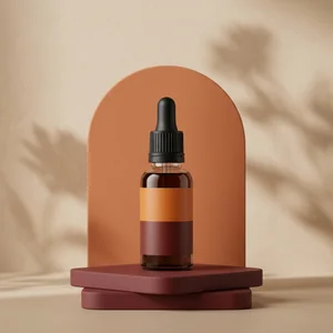 Warm earth tones product display