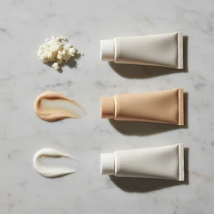 Luxe botanical skincare display