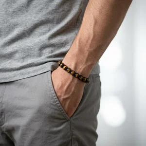 Casual Men's Beaded Bracelet