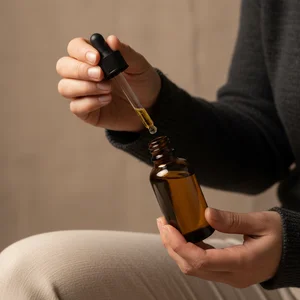 Skincare ritual application