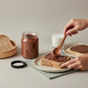 Warm morning breakfast scene