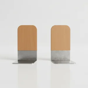 Minimalist Wooden Bookends