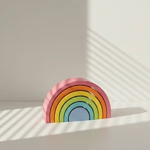 Minimalist Rainbow Decor Piece