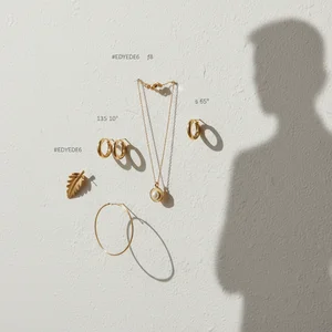 Golden shadow jewelry