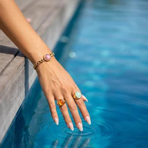 Summer jewelry by the pool