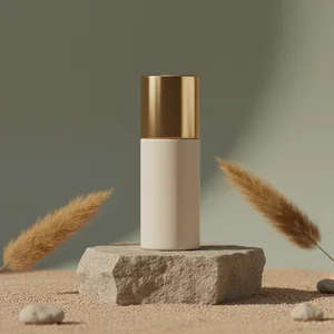 Earthy skincare ritual