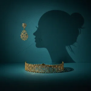 Elegant Gold Jewellery Ad