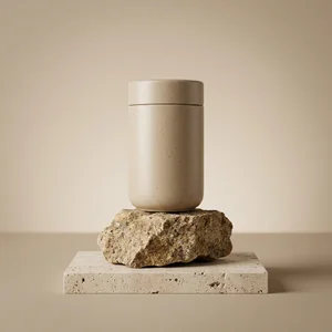Natural stone product podium