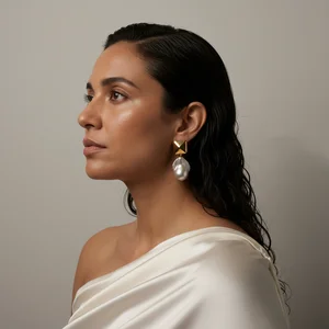 Serene beauty portrait