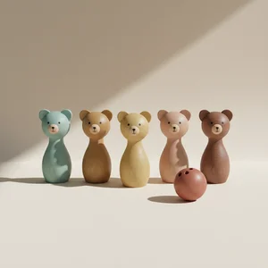 Pastel mini bowling set