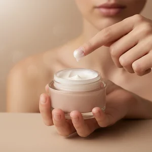Soothing Face Cream Application