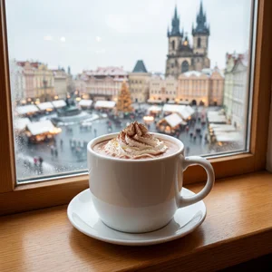 Winter window view cocoa