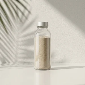 Natural product with palm shadow