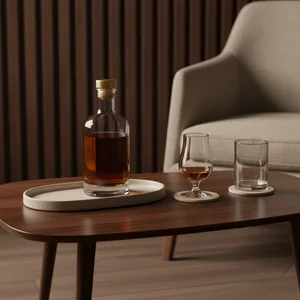 Sophisticated whiskey evening