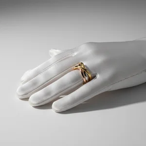 Vintage Glove with Elegant Ring