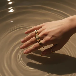 Golden Touch in Water