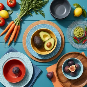 Vibrant Brunch Table Setting