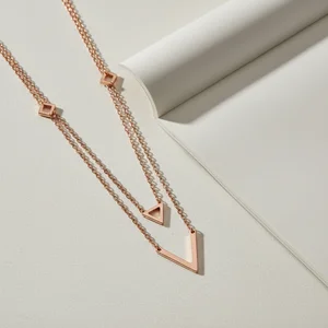 Minimalist gold necklace