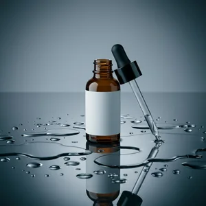 Dynamic dark skincare dropper