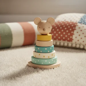 Charming Wooden Stacking Toy