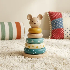 Charming Wooden Stacking Toy