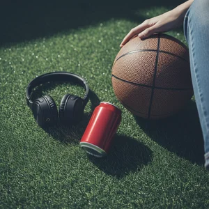 Sporty active lifestyle flat lay