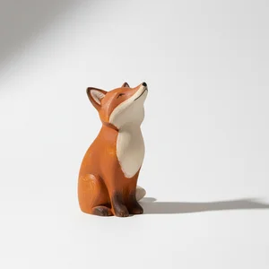 Charming Wooden Fox Toy