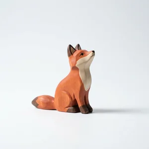 Charming Wooden Fox Toy