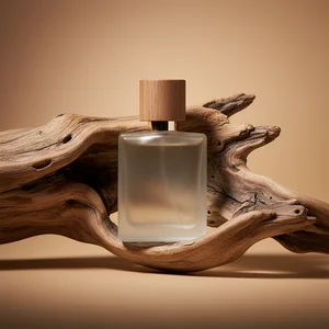 Natural skincare with driftwood