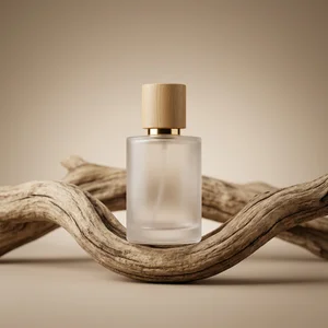 Natural perfume on driftwood
