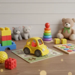 Playtime fun with teddy bear