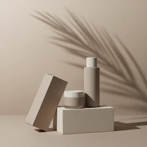 Earthy Skincare Display