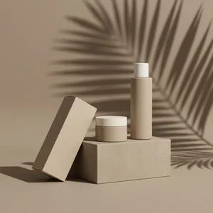 Earthy Skincare Display