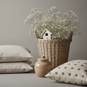 Rustic Floral Basket