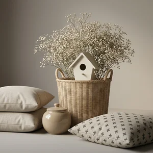 Rustic Floral Basket