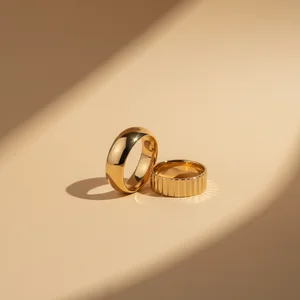 Minimalist gold ring