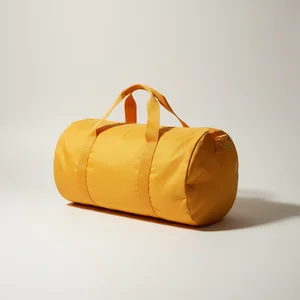 Minimalist Yellow Glossier Duffel Bag