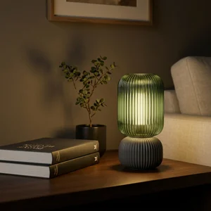 Cozy modern living room lamp