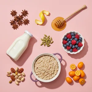 Feminine beauty flat lay