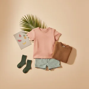 Kids' Summer Outfit Flat Lay