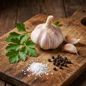 Rustic Kitchen Ingredients