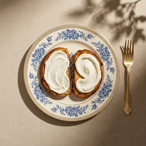 Elegant breakfast toast