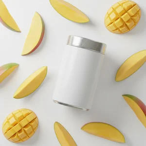 Tropical mango juice delight