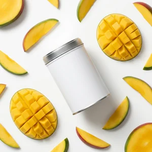 Tropical mango juice delight