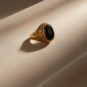 Luxury Gold Jewellery on Silk