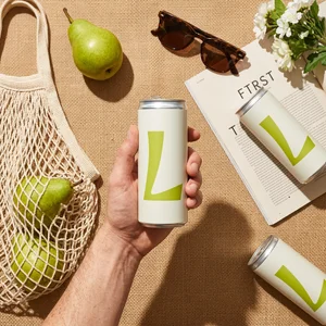 Sunny beverage lifestyle scene