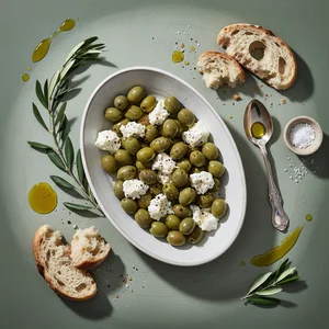 Mediterranean appetizer spread