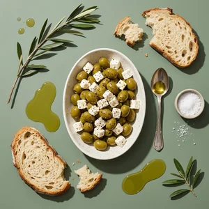Mediterranean appetizer spread