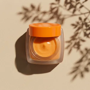 Warm balm with palm shadow